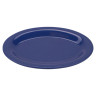 G.E.T - Diamond Mardi Gras 9.75" x 7.25" Peacock Blue Oval Platter (24 Per Case) - OP-950-PB