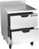 Beverage-Air - 27" Mobile Worktop Refrigerator w/ 2 Drawers - WTRD27AHC-2