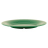 G.E.T - Diamond Mardi Gras 10.5" Rainforest Green Wide Rim Plate (12 Per Case) - WP-10-FG