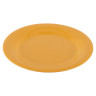 G.E.T - Diamond Mardi Gras 10.5" Tropical Yellow Wide Rim Plate (12 Per Case) - WP-10-TY