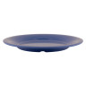 G.E.T - Diamond Mardi Gras 12" Peacock Blue Wide Rim Plate (12 Per Case) - WP-12-PB