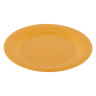 G.E.T - Diamond Mardi Gras 12" Tropical Yellow Wide Rim Plate (12 Per Case) - WP-12-TY
