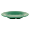 G.E.T - Diamond Mardi Gras 5.5" Rainforest Green Wide Rim Plate (48 Per Case) - WP-5-FG