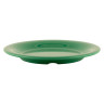 G.E.T - Diamond Mardi Gras 6.5" Rainforest Green Wide Rim Plate (48 Per Case) - WP-6-FG