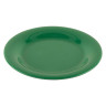 G.E.T - Diamond Mardi Gras 6.5" Rainforest Green Wide Rim Plate (48 Per Case) - WP-6-FG