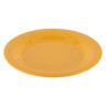 G.E.T - Diamond Mardi Gras 6.5" Tropical Yellow Wide Rim Plate (48 Per Case) - WP-6-TY