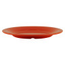G.E.T - Diamond Mardi Gras 7.5" Rio Orange Wide Rim Plate (48 Per Case) - WP-7-RO