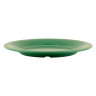 G.E.T - Diamond Mardi Gras 9" Rainforest Green Wide Rim Plate (24 Per Case) - WP-9-FG