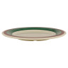 G.E.T - Diamond Portofino 9" Green/Maroon Wide Rim Plate (24 Per Case) - WP-9-PO