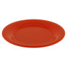 G.E.T - Diamond Mardi Gras 9" Rio Orange Wide Rim Plate (24 Per Case) - WP-9-RO