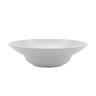 G.E.T - Minski 12 oz White Textured Rim Bowl (12 Per Case) - B-12-MN-W