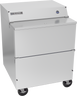 Beverage-Air - 34" Stainless Steel Forced Air Single Access Milk Cooler - SMF34HC-1-S