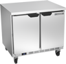 Beverage-Air - 36" Mobile Worktop Freezer w/ 2 Solid Swing Doors - WTF36AHC-FLT