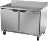 Beverage-Air - 48" Mobile Worktop Refrigerator w/ 2 Solid Swing Doors - WTR48AHC