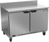 Beverage-Air - 48" Mobile Worktop Refrigerator w/ 2 Solid Swing Doors & Foamed-In Backsplash - WTR48AHC-FIP