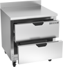 Beverage-Air - 32" Mobile Worktop Refrigerator w/ 2 Drawers - WTRD32AHC-2