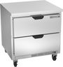 Beverage-Air - 32" Mobile Worktop Refrigerator w/ 2 Drawers - WTRD32AHC-2-FLT