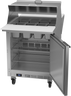 Beverage-Air - 27" Dual Side Sandwich Prep Table w/ 1 Door - SPE27HC-12M-B-DS