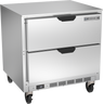 Beverage-Air - 32" Mobile Undercounter Freezer w/ 2 Drawers - UCFD32AHC-2