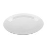 G.E.T - Minski 12" x 9" White Textured Oval Platter (12 Per Case) - PT-129-MN-W