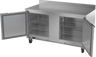 Beverage-Air - 60" Mobile Worktop Refrigerator w/ 2 Solid Swing Doors & Foamed-In Backsplash - WTR60AHC-FIP
