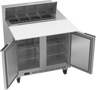 Beverage-Air - 36" Sandwich Prep Table w/ 2 Doors & 17" Cutting Board - SPE36HC-08C