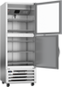 Beverage-Air - 27" RI Series Stainless Steel Reach-In Refrigerator w/ Half Glass & Half Solid Swing Doors - RI18HC-HGS