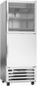 Beverage-Air - 27" RI Series Stainless Steel Reach-In Refrigerator w/ Half Glass & Half Solid Swing Doors - RI18HC-HGS