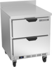 Beverage-Air - 27" Mobile Worktop Freezer w/ 2 Drawers - WTFD27AHC-2