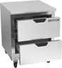 Beverage-Air - 27" Mobile Worktop Freezer w/ 2 Drawers - WTFD27AHC-2-FLT