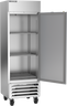 Beverage-Air - 27" Horizon Stainless Steel Reach-In Shallow Depth Refrigerator w/ 1 Solid Swing Door - HBR19HC-1