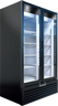 Beverage-Air - 47" Marketeer Black Merchandiser w/ 2 Swing Glass Doors - MT49-1B
