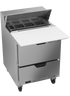 Beverage-Air - 27" Sandwich Prep Table w/ 2 Drawers & 17" Cutting Board - SPED27HC-C