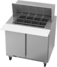 Beverage-Air - 36" Mega Top Sandwich Prep Table w/ 2 Doors - SPE36HC-12M
