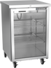 Beverage-Air - 24" Stainless Steel Mobile Food Rated Back Bar w/ 1 Glass Swing Door - BB24HC-1-FG-S