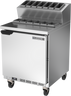 Beverage-Air - 27" Sandwich Prep Table w/ 1 Door, 6 Pans & 7 Top Rail Jars - TPE27HC-6P-7R
