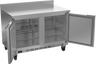 Beverage-Air - 48" Mobile Worktop Freezer w/ 2 Solid Swing Doors & Foamed-In Backsplash - WTF48AHC-FIP