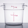 Cambro - 18QT Clear CamWear Round Container