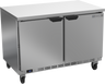 Beverage-Air - 48" Mobile Worktop Freezer w/ 2 Solid Swing Doors - WTF48AHC-FLT