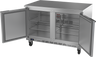 Beverage-Air - 48" Mobile Worktop Freezer w/ 2 Solid Swing Doors - WTF48AHC-FLT