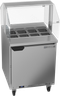 Beverage-Air - 27" Sandwich Prep Table w/ 1 Door & Sneeze Guard - SPE27HC-SNZ