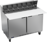 Beverage-Air - 48" Sandwich Prep Table w/ 2 Doors & 17" Cutting Board - SPE48HC-12C