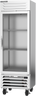 Beverage-Air - 27" Vista Reach-In Shallow Depth Refrigerator w/ 1 Glass Swing Door - RB19HC-1G