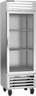 Beverage-Air - 27" Vista Reach-In Shallow Depth Refrigerator w/ 1 Glass Swing Door - RB19HC-1G