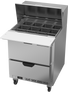 Beverage-Air - 27" Mega Top Sandwich Prep Table w/ 2 Drawers - SPED27HC-12M-B