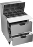 Beverage-Air - 27" Mega Top Sandwich Prep Table w/ 2 Drawers - SPED27HC-12M-B