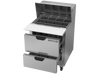 Beverage-Air - 27" Mega Top Sandwich Prep Table w/ 2 Drawers - SPED27HC-12M-B