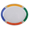 G.E.T - Diamond Barcelona 14.75" x 10.5" Oval Platter (12 Per Case) - OP-145-BA