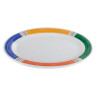 G.E.T - Diamond Barcelona 9.75" x 7.25" Oval Platter (24 Per Case) - OP-950-BA