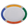 G.E.T - Diamond Barcelona 9.75" x 7.25" Oval Platter (24 Per Case) - OP-950-BA